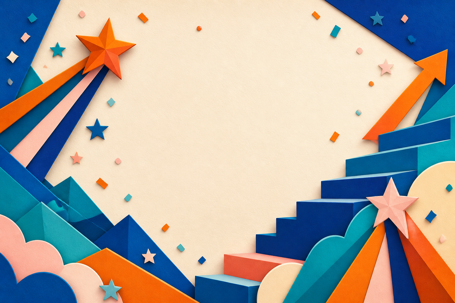 Colourful modern congratulations card design